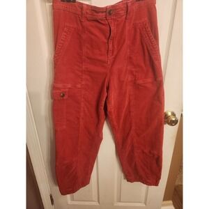 Urban Outfitters by Anthropologie Brick Red Straight Cargo Pants‎ Women's Sz. 12